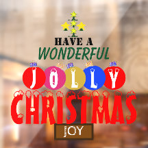 JOY Wonderful Jolly-julprydnader Träd