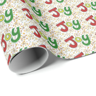"Joy" wrapping paper Presentpapper