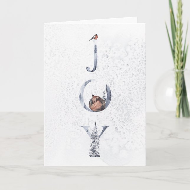 Joy Yule Greeting Card Helgkort (Framsida)