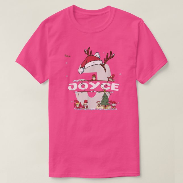 Joyce Christmas Shirt w Joyce Name for funny Xmas  T (Design framsida)