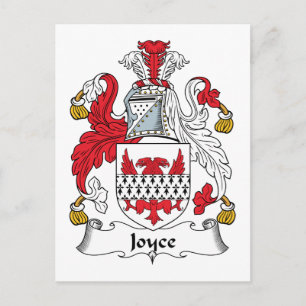 Joyce familjevapen vykort