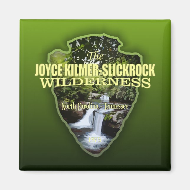 Joyce Kilmer-Slickrock (pilhuvud) Magnet (Framsidan)