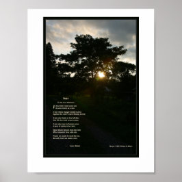 Joyce Kilmer Träd 8 1/2 x 11 Poster