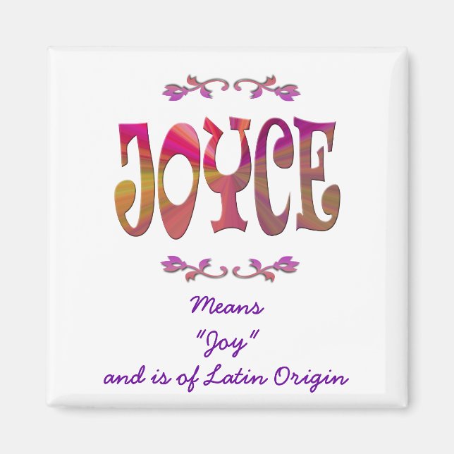 Joyce Magnet (Framsidan)