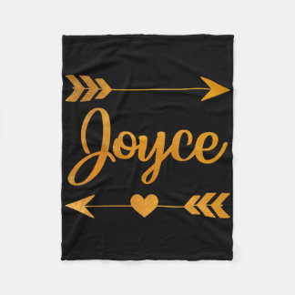 Joyce Personlig Namn Funny Birthday Anpassningsbar Fleecefilt