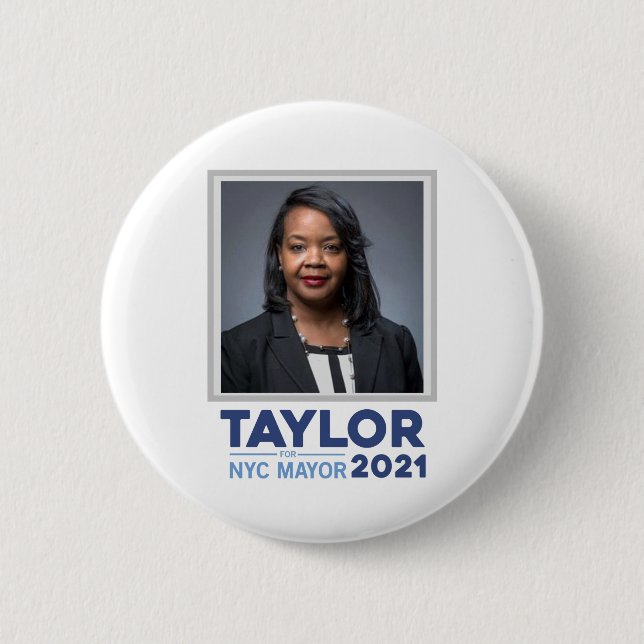Joycelyn Taylor för NYC Mayor 2021 Knapp (Framsida)