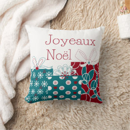Joyeaux Noel Fransk Louisiana Cajun Gift Kudde