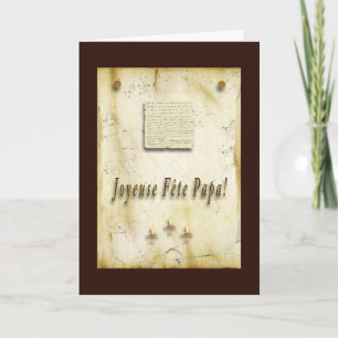 Joyeuse Fête Pappa! Helgkort