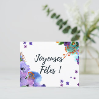 Joyeuse Fêtes Carte postale Vykort