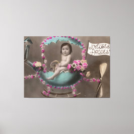 Joyeuse Paques Canvastryck