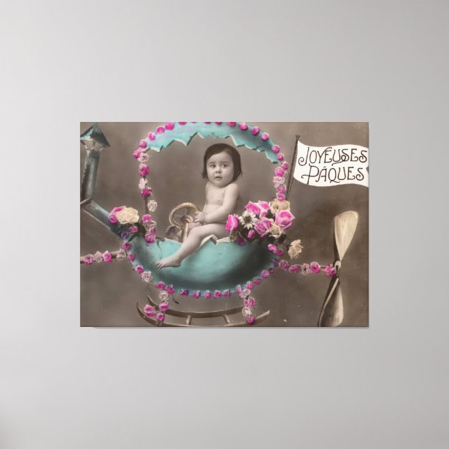 Joyeuse Paques Canvastryck (Framsida)