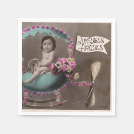 Joyeuse Paques Pappersservett