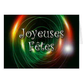 Joyeuses Fêtes Hälsningskort