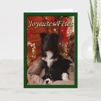 Joyeuses Fetes Helgkort