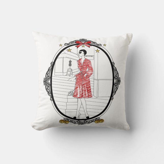 Joyeuses Fêtes Kudde (Framsida)