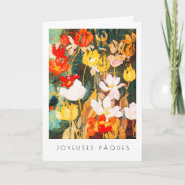 Joyeuses Pâques.Fine Art Påsk-kort i Fransk Helgkort