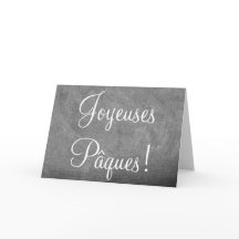 Joyeuses Pâques Fransk Glad påsk Chalkboard