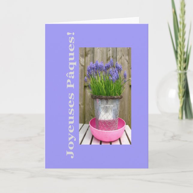Joyeuses Pâques Fransk Glad påsk Helgkort (Framsida)