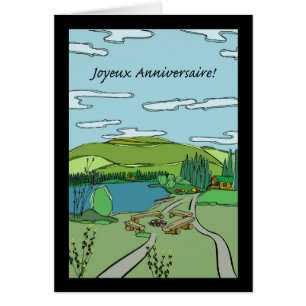Joyeux Anniversaire! Cabins by the Sjö, Scenia Hälsningskort