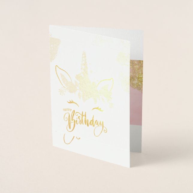 joyeux anniversaire, card in French, birthday card Folierat Kort (Framsida)