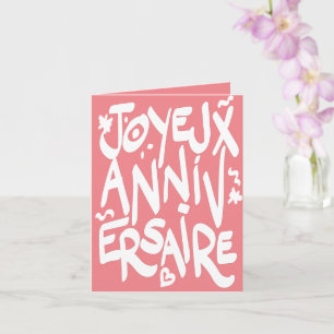 Joyeux anniversaire kort