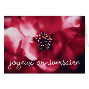 joyeux anniversaire ro hälsningskort