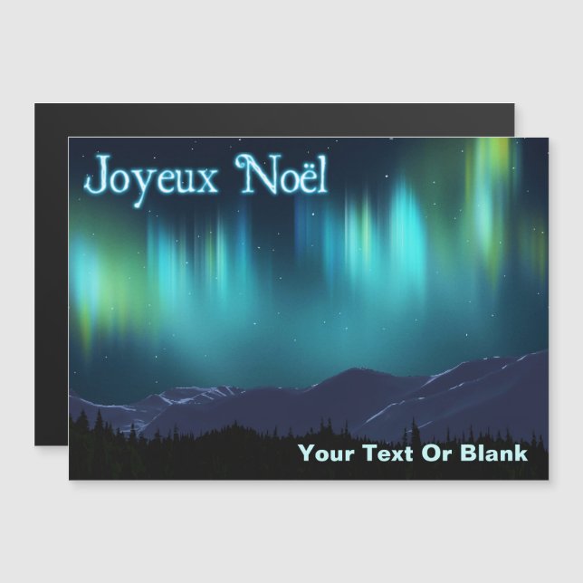 Joyeux Noё l - Aurora Borealis (Fram/baksida)