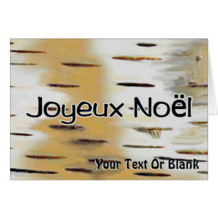 Joyeux Noё l - Birchbark Hälsningskort