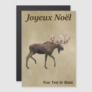 Joyeux Noё l - Bull Moose on Old Papper
