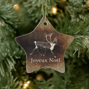 Joyeux Noё l-Bull Västindiou (renare) Julgransprydnad Keramik