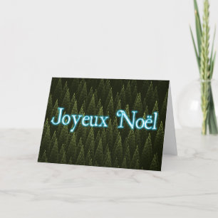 Joyeux Noё l - Conifers Helgkort