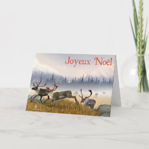 Joyeux Noё l - jägare på festen Helgkort