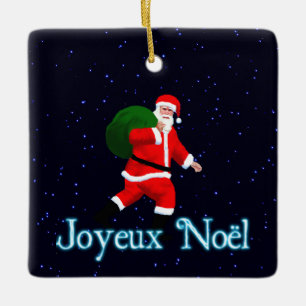 Joyeux Noё l - Jultomten Julgransprydnad Keramik