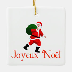Joyeux Noё l - Jultomten Julgransprydnad Keramik