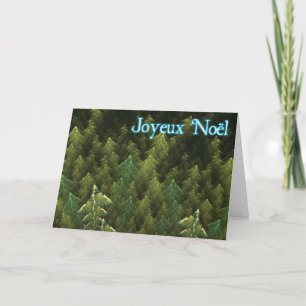Joyeux Noё l - Mörk Forest Helgkort
