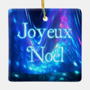 Joyeux Noё l - Qaanaaq - norra Ljus Julgransprydnad Keramik