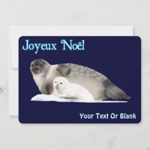 Joyeux Noё l - Ringad Seal Julkort