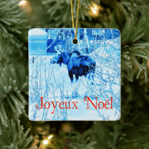 Joyeux Noё l - Urban Moose Julgransprydnad Keramik