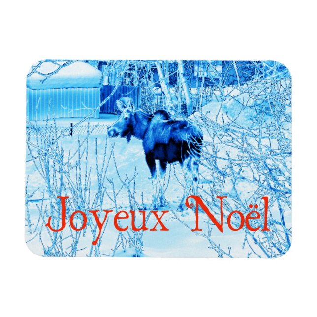 Joyeux Noё l - Urban Moose Magnet (Horisontell)