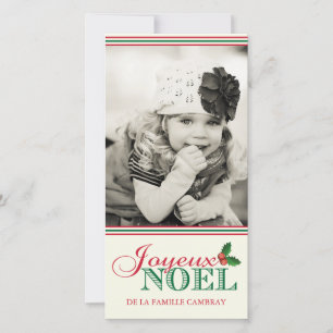 Joyeux Noel (4x8) Julkort