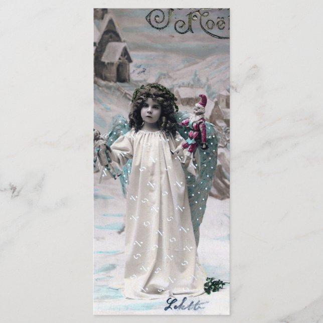 Joyeux Noel Bookmark Meny (Framsida)