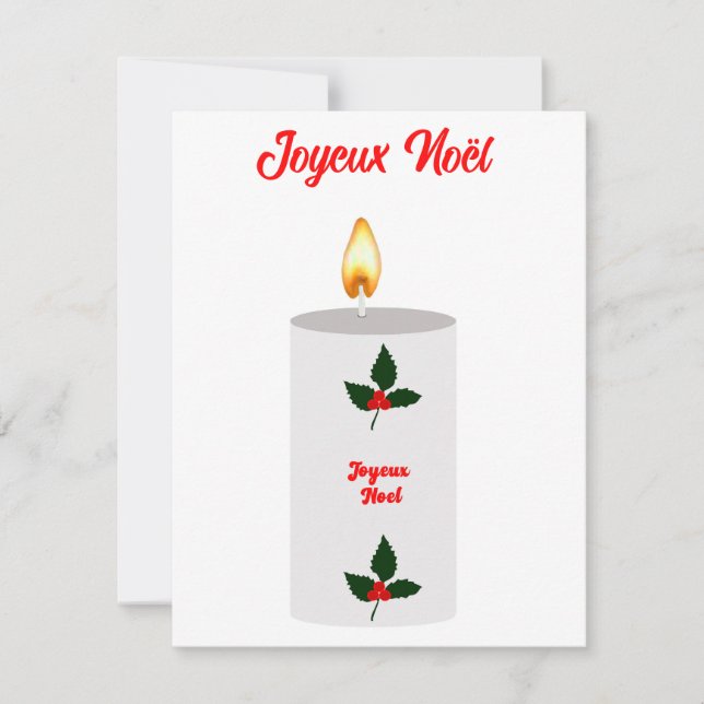 Joyeux Noël Card Julkort (Framsida)