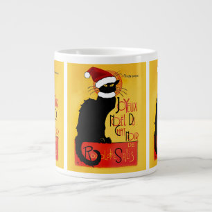 Joyeux Noël Du Chatta Noir Jumbo Mugg