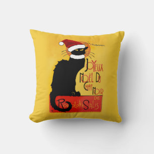 Joyeux Noël Du Chatta Noir Kudde