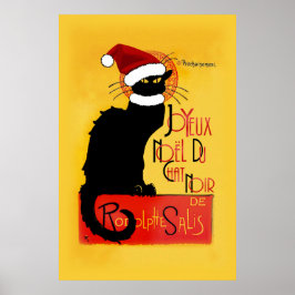 Joyeux Noël Du Chatta Noir Poster