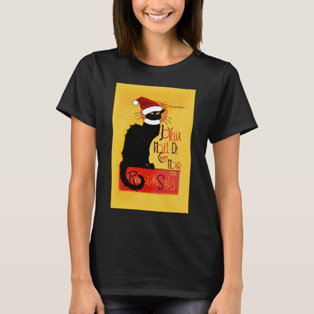 Joyeux Noël Du Chatta Noir Tee (Framsida)
