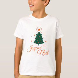 Joyeux Noël en rouge : sapin classique et joyeux T Shirt