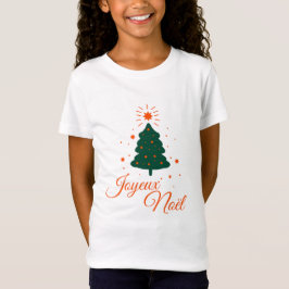 Joyeux Noël en rouge : sapin classique et joyeux T Shirt