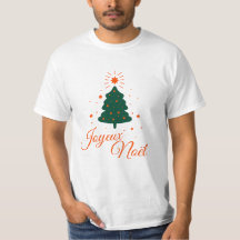 Joyeux Noël en rouge : sapin classique et joyeux