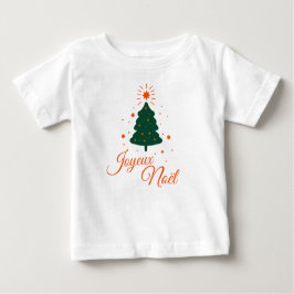 Joyeux Noël en rouge : sapin classique et joyeux T Shirt